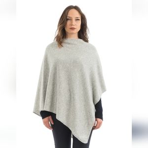 Dalle Piane cashmere grey poncho